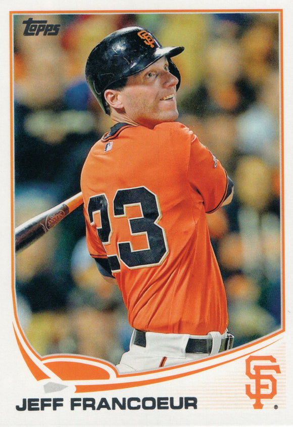 US153 Jeff Francoeur San Francisco Giants 2013 Topps Baseball Card FAP