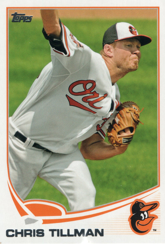 US60 Chris Tillman Baltimore Orioles 2013 Topps Baseball Card FAP