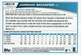 US319 Jordan Schafer Atlanta Braves 2013 Topps Baseball Card FAP