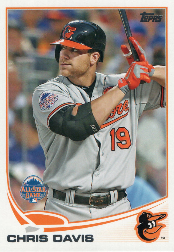 US163 Chris Davis Baltimore Orioles 2013 Topps Baseball Card FAP