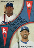 FF-2 Yasiel Puig Matt Kemp Los Angeles Dodgers 2013 Topps Baseball Card FAP