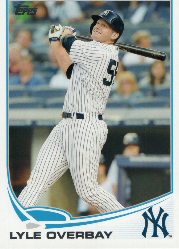 US160 Lyle Overbay New York Yankees 2013 Topps Baseball Card FAQ