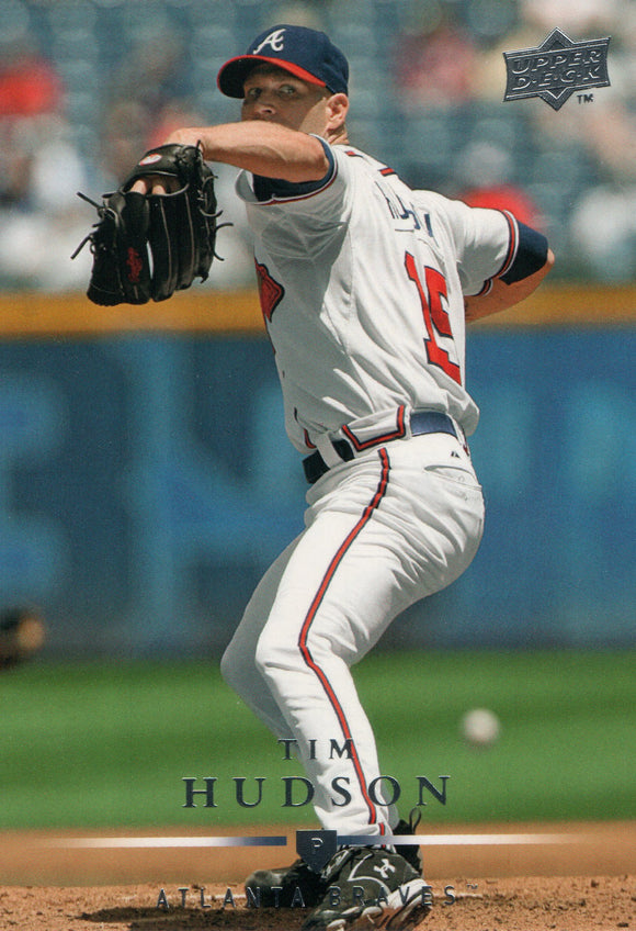#41 Tim Hudson Atlanta Braves 2008 Upper Deck Series 1 Baseball Card FAR