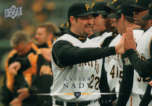 #210 Xavier Nady Pittsburgh Pirates 2008 Upper Deck Series 1 Baseball Card FAS