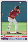 #166 Felipe Lopez Arizona Diamondbacks 2009 O-PEE-CHEE Baseball Card FAU