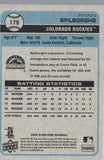 #179 Ryan Spilborghs Colorado Rockies 2009 O-PEE-CHEE Baseball Card FAU