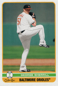 #398 George Sherrill Baltimore Orioles 2009 O-PEE-CHEE Baseball Card FAU