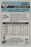 #398 George Sherrill Baltimore Orioles 2009 O-PEE-CHEE Baseball Card FAU