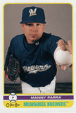 #321 Manny Parra Milwaukee Brewers 2009 O-PEE-CHEE Baseball Card FAU