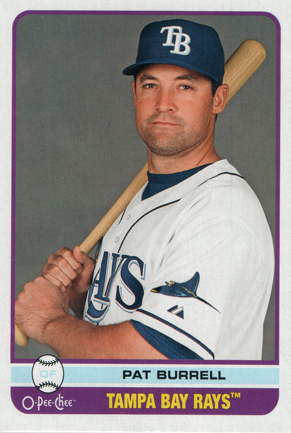#272 Pat Burrell Tampa Bay Rays 2009 O-PEE-CHEE Baseball Card FAU
