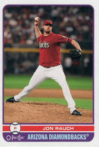 #229 Jon Rauch Arizona Diamondbacks 2009 O-PEE-CHEE Baseball Card FAV
