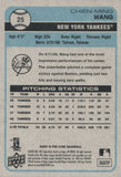 #25 Chien-Ming Wang New York Yankees 2009 O-PEE-CHEE Baseball Card FAV