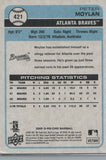 #421 Peter Moylan Atlanta Braves 2009 O-PEE-CHEE Baseball Card FAV