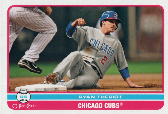 #160 Ryan Theriot Chicago Cubs 2009 O-PEE-CHEE Baseball Card FAV