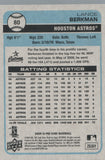 #80 Lance Berkman Houston Astros 2009 O-PEE-CHEE Baseball Card FAV