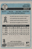 #417 Jered Weaver Los Angeles Angels 2009 O-PEE-CHEE Baseball Card FAV