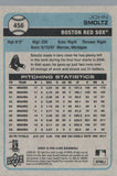 #456 John Smoltz Boston Red Sox 2009 O-PEE-CHEE Baseball Card FAV