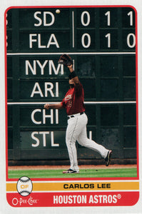 #371 Carlos Lee Houston Astros 2009 O-PEE-CHEE Baseball Card FAV