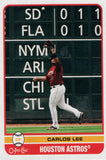 #371 Carlos Lee Houston Astros 2009 O-PEE-CHEE Baseball Card FAV