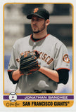#3 Jonathan Sanchez San Francisco Giants 2009 O-PEE-CHEE Baseball Card FAV