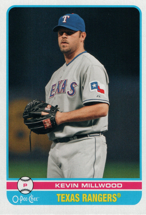 #143 Kevin Millwood Texas Rangers 2009 O-PEE-CHEE Baseball Card FAV