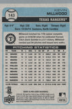 #143 Kevin Millwood Texas Rangers 2009 O-PEE-CHEE Baseball Card FAV