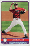 #186 Jon Garland Arizona Diamondbacks 2009 O-PEE-CHEE Baseball Card FAX