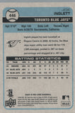 #446 Joe Ingett Toronto Blue Jays 2009 O-PEE-CHEE Baseball Card FAX
