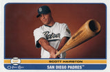 #296 Scott Hairston San Diego Padres 2009 O-PEE-CHEE Baseball Card FAX
