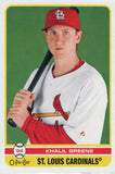 #67 Khalil Greene St Louis Cardinals 2009 O-PEE-CHEE Baseball Card FAX