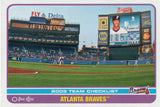 #507 Team Checklist Atlanta Braves 2009 O-PEE-CHEE Baseball Card FAX