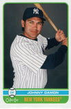 #439 Johnny Damon New York Yankees 2009 O-PEE-CHEE Baseball Card FAX
