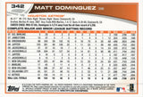 #342 Matt Dominguez Houston Astros 2013 Topps Baseball Card FAY