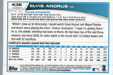 #436 Elvis Andrus Texas Rangers 2013 Topps Baseball Card FAY