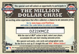 The Million Dollar Chase Card Used 2013 Topps Baseball Card FAY