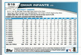 #516 Omar Infante Detroit Tigers 2013 Topps Baseball Card FAY