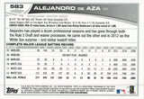 #583 Alejandro De Aza Chicago White Sox 2013 Topps Baseball Card FAY