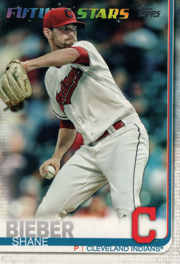 #271 Shane Bieber Future Stars Cleveland Indians 2019 Topps Series 1 Baseball Card FAZ