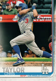 #72 Chris Taylor Los Angeles Dodgers 2019 Topps Series 1 Baseball Card FAZ