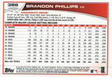 #386 Brandon Philips Cincinnati Reds 2013 Topps Baseball Card FAZ