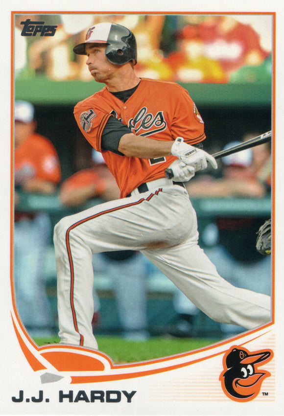 #533 J.J. Hardy Baltimore Orioles 2013 Topps Baseball Card FAZ