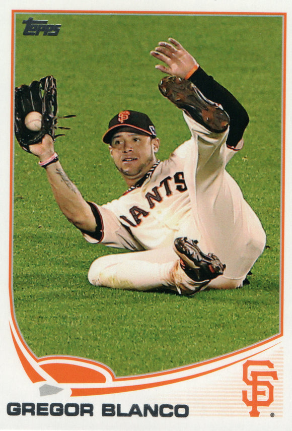 #651 Gregor Blanco San Francisco Giants 2013 Topps Baseball Card FAZ