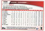 #336 Hank Conger Los Angeles Angels 2013 Topps Baseball Card FAZ