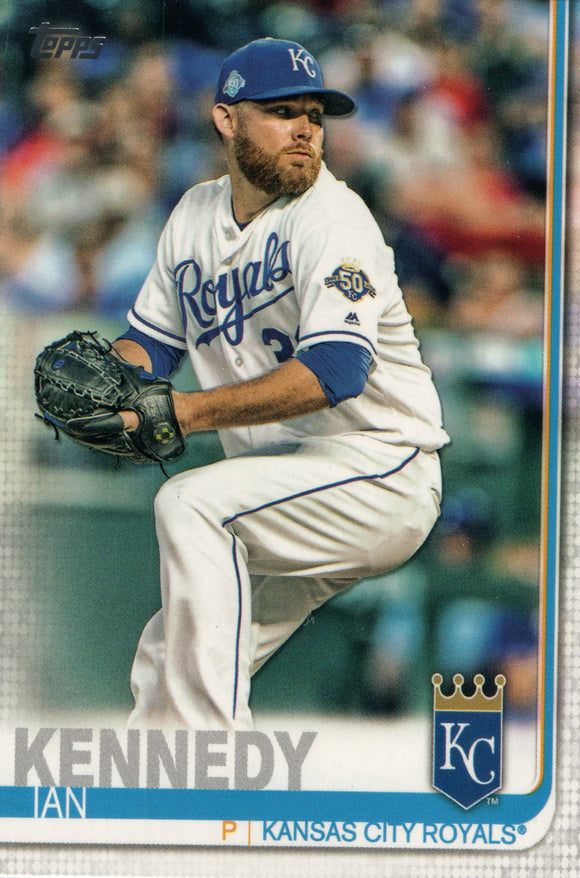 #108 Ian Kennedy Kansas City Royals 2019 Topps Series 1 Baseball Card FAZ