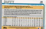 #185 Matt Duffy Tampa Bay Rays 2019 Topps Series 1 Baseball Card FAZ