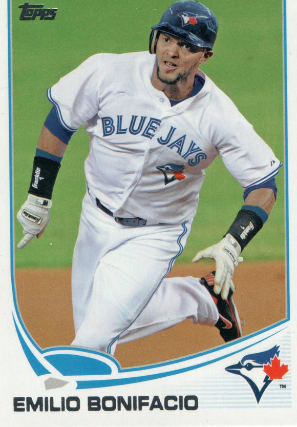 #482 Emilio Bonifacio Toronto Blue Jays 2013 Topps Baseball Card FAZ