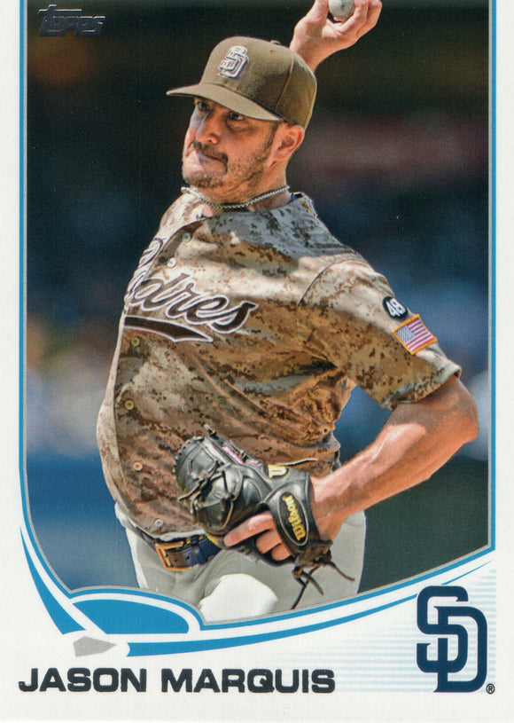 #562 Jason Marquis San Diego Padres 2013 Topps Baseball Card FAZ