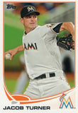 #447 Jacob Turner Miami Marlins 2013 Topps Baseball Card FAZ