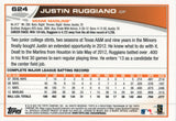 #624 Justin Ruggiano Miami Marlins 2013 Topps Baseball Card FAZ