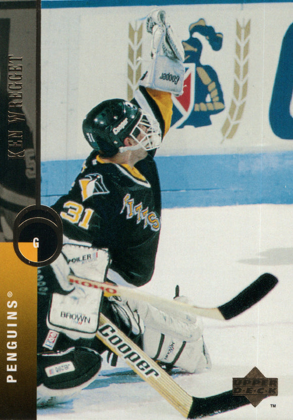#362 Ken Wregget Pittsburgh Penguins 1995-96 Upper Deck Hockey Card